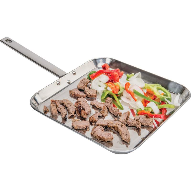 S.S 11" INCH SQUARE GRIDDLE