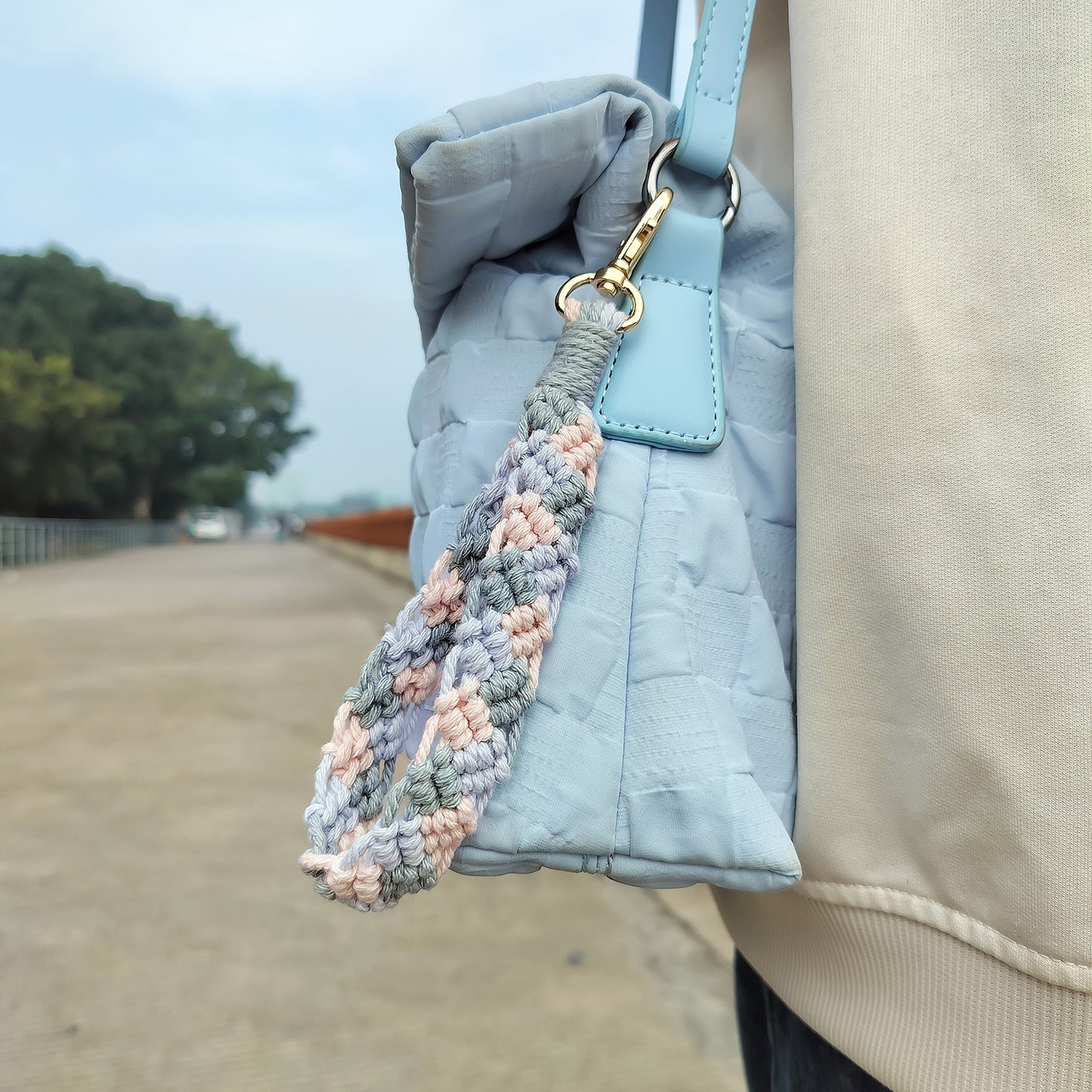 Handmade Cotton Cord Key Chain