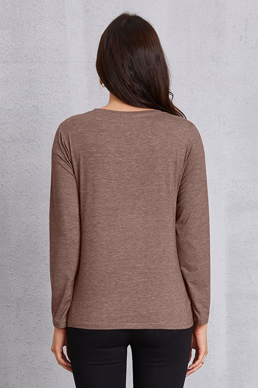 KINDNESS AND COFFEE Round Neck T-Shirt