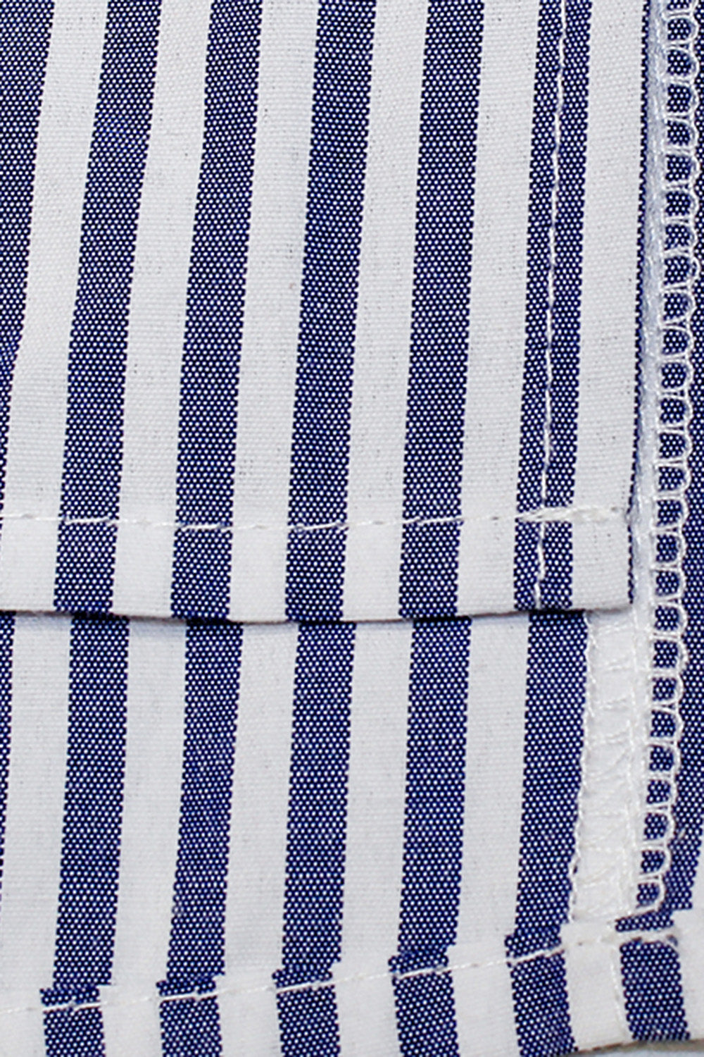 Striped Pocketed Button Up Shirt