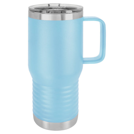 20oz Plr Caml Trvl Mug-L.Blue