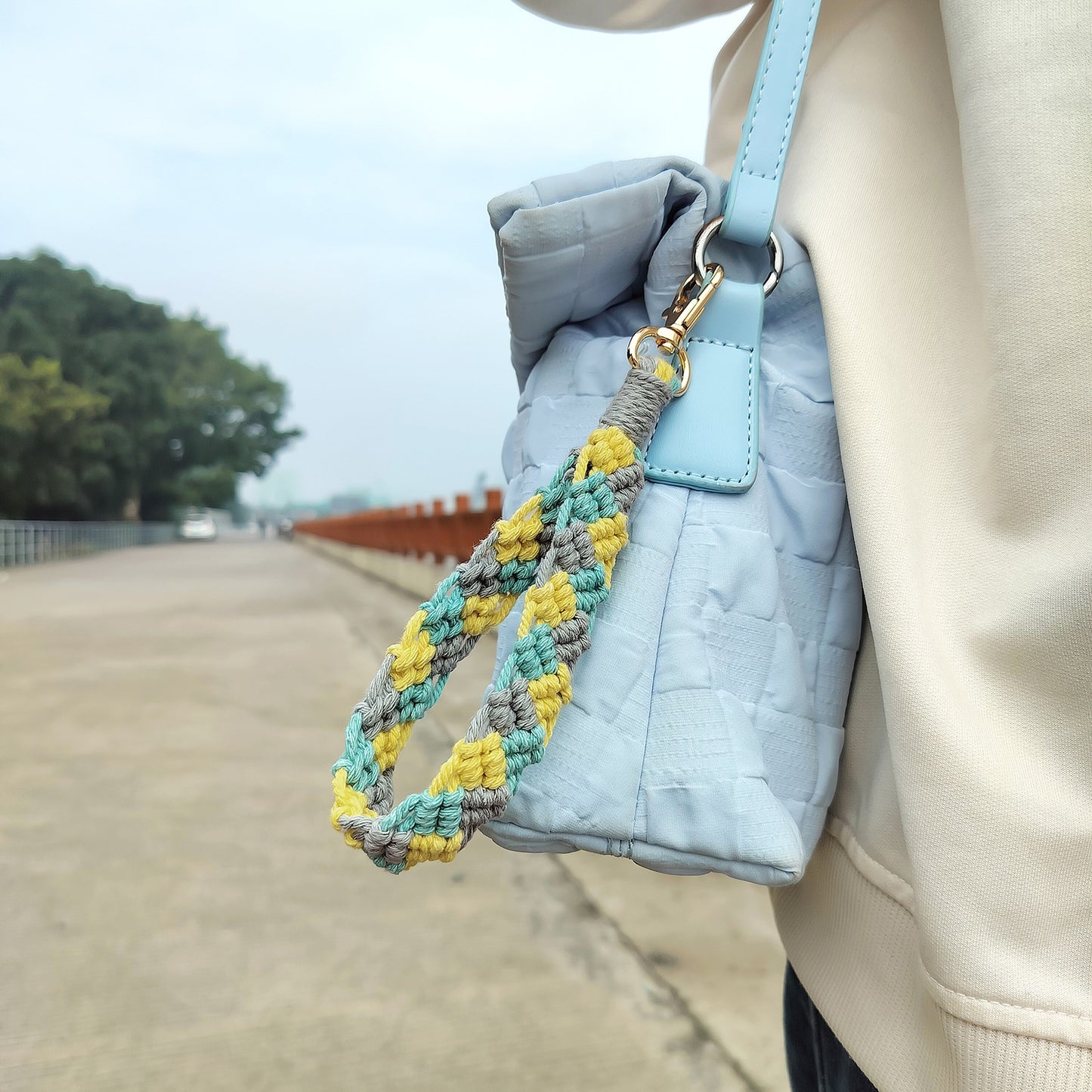 Handmade Cotton Cord Key Chain