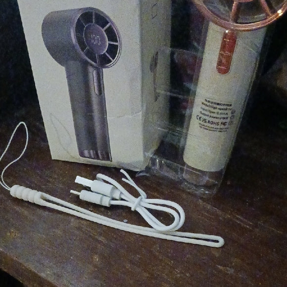 Wuji Handheld Fan with USB Charger