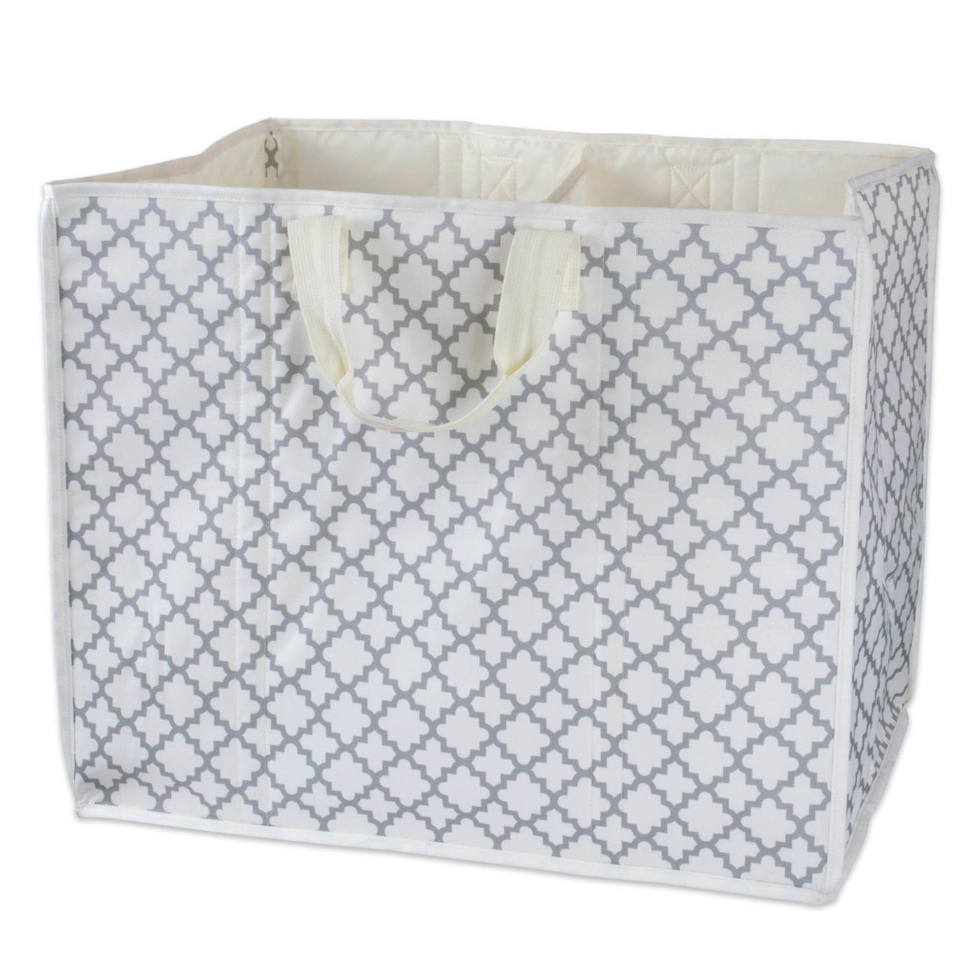 Polyester Storage Lattice Gray Rectangle All Purpose 21X13.7X17 