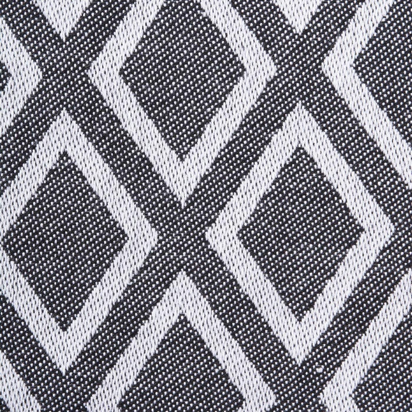 Black & White Diamond Table Runner 14X72 