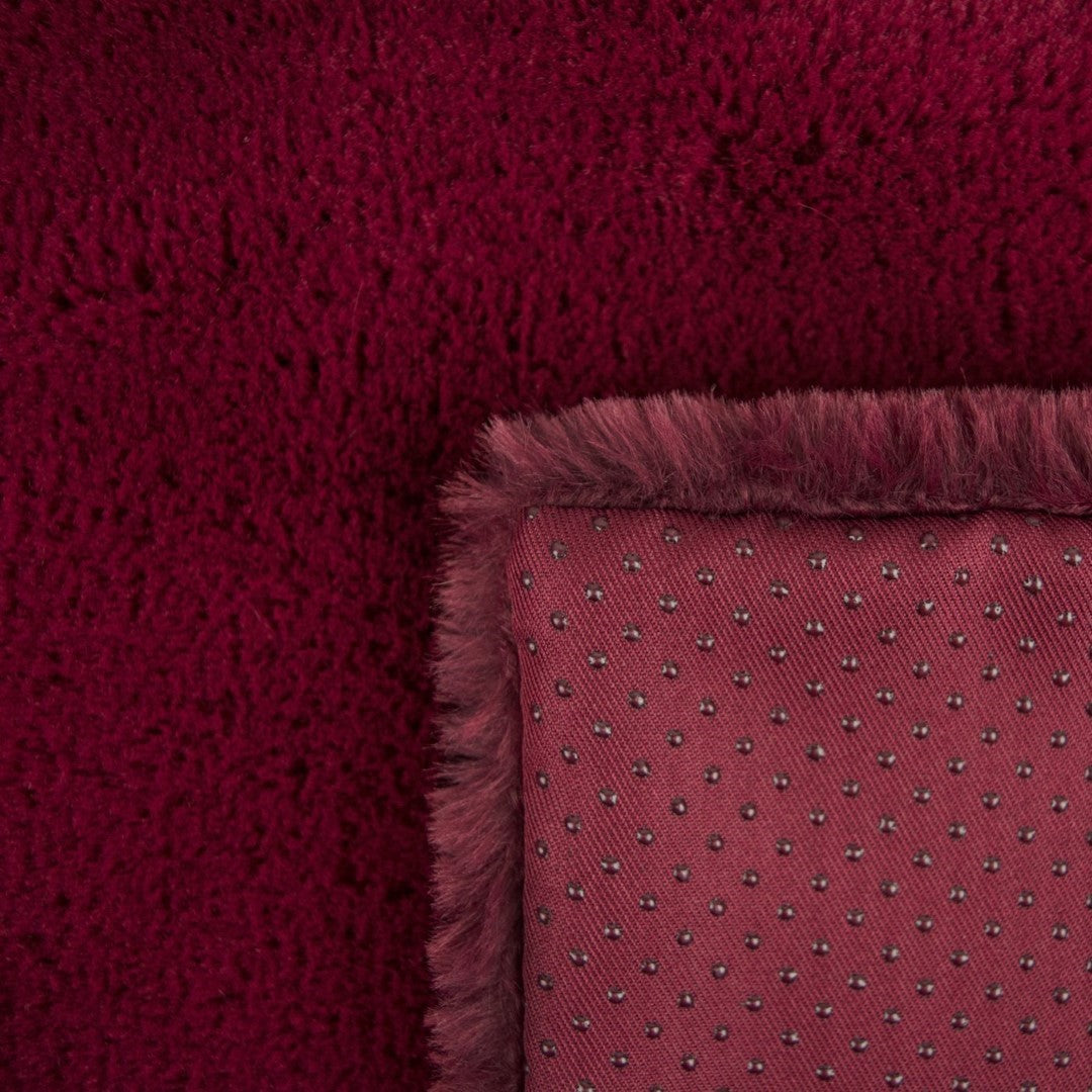 Cage Liner Faux Fur Cranberry Lg 