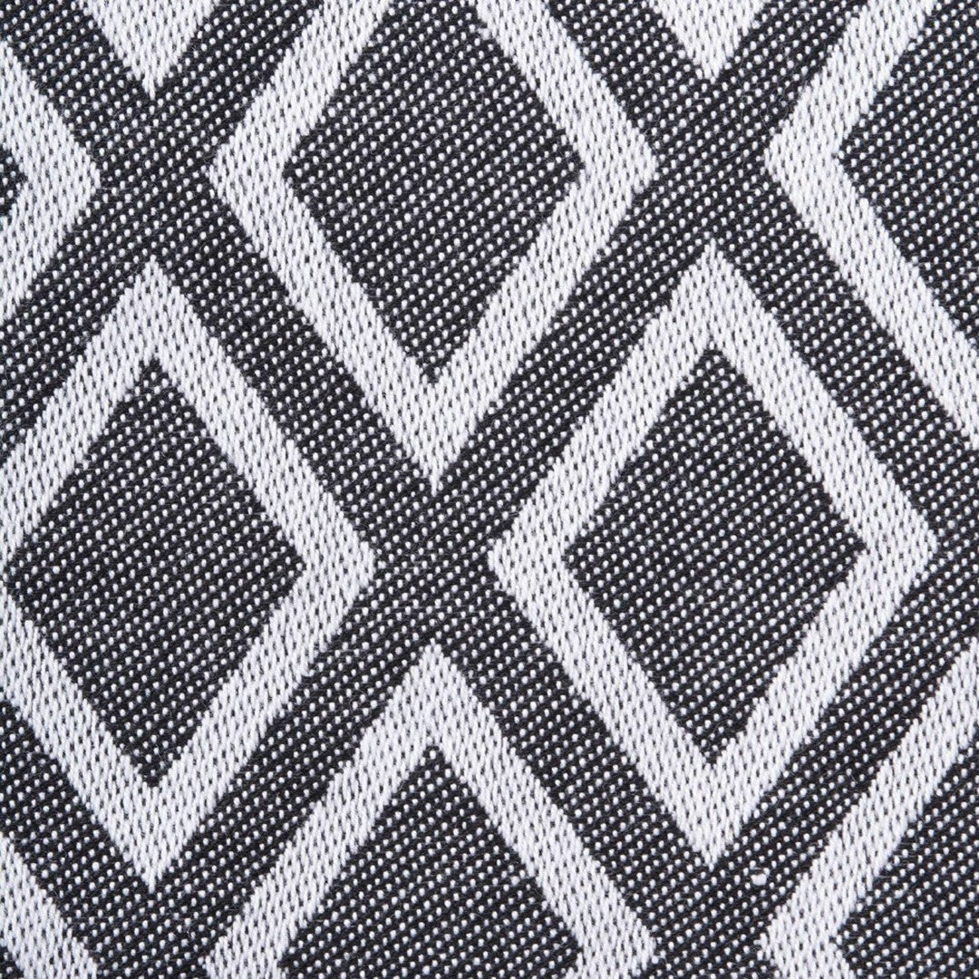 Black & White Diamond Table Runner 14X108 