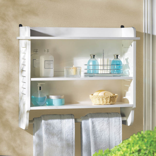 Nantucket Bathroom Wall Shelf 