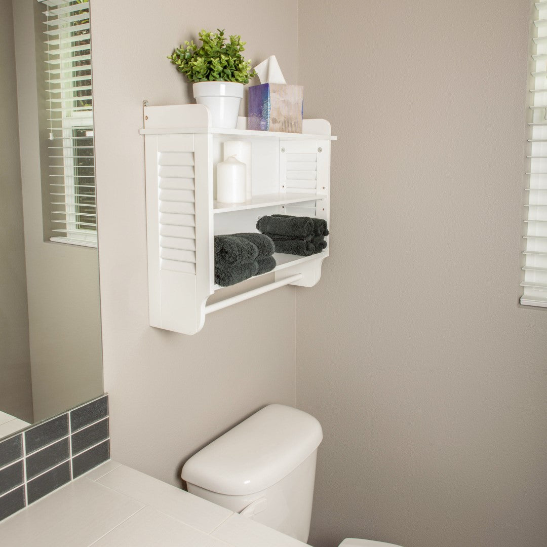 Nantucket Bathroom Wall Shelf 