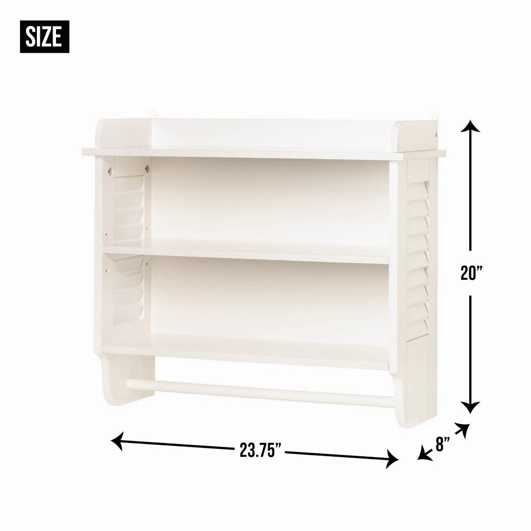 Nantucket Bathroom Wall Shelf 