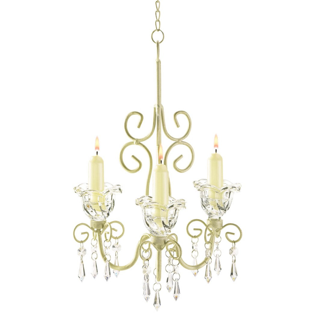 Shabby Elegance Scrollwork Chandelier 