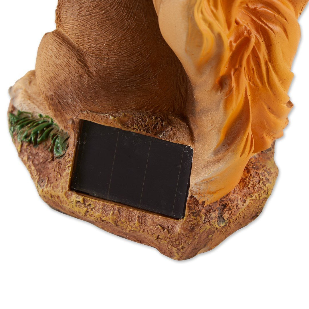 Squirrel Solar Statue 