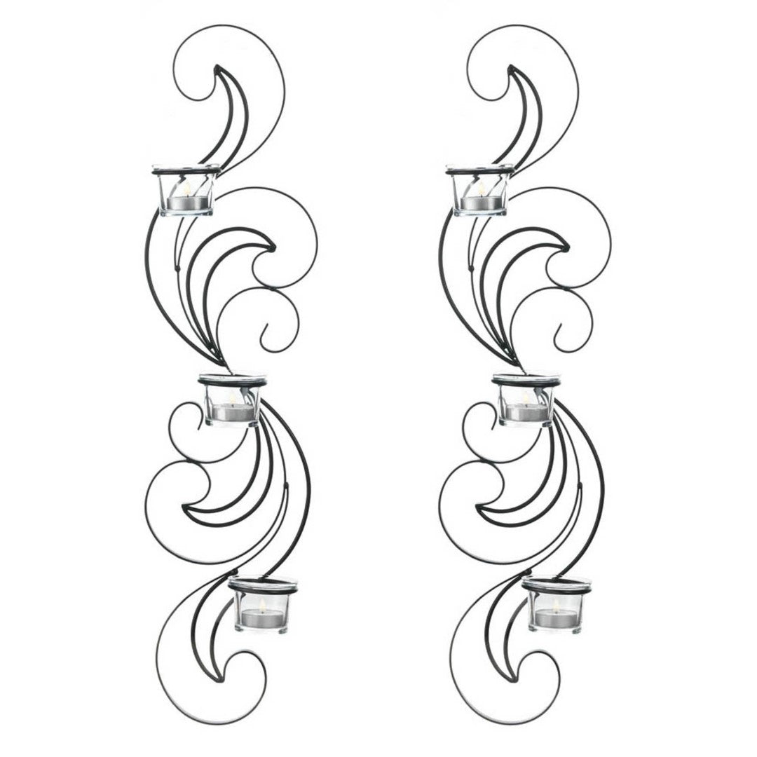 Wisp Candle Sconce Set 