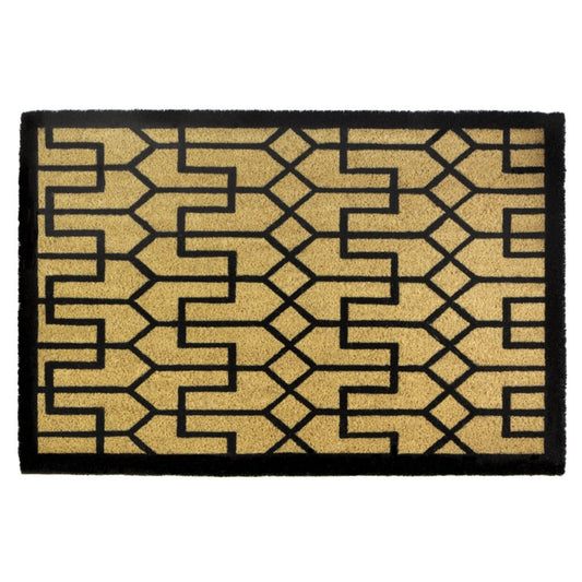 Buchanan Art Deco Coir Doormat 
