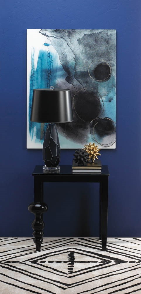 Milan Black Accent Table 