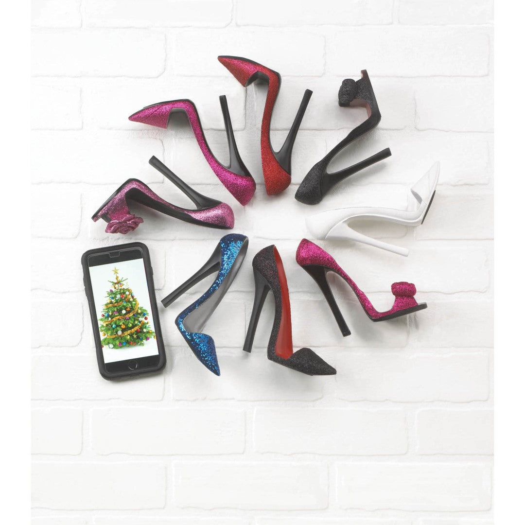 Dazzling White Shoe Phone Holder 