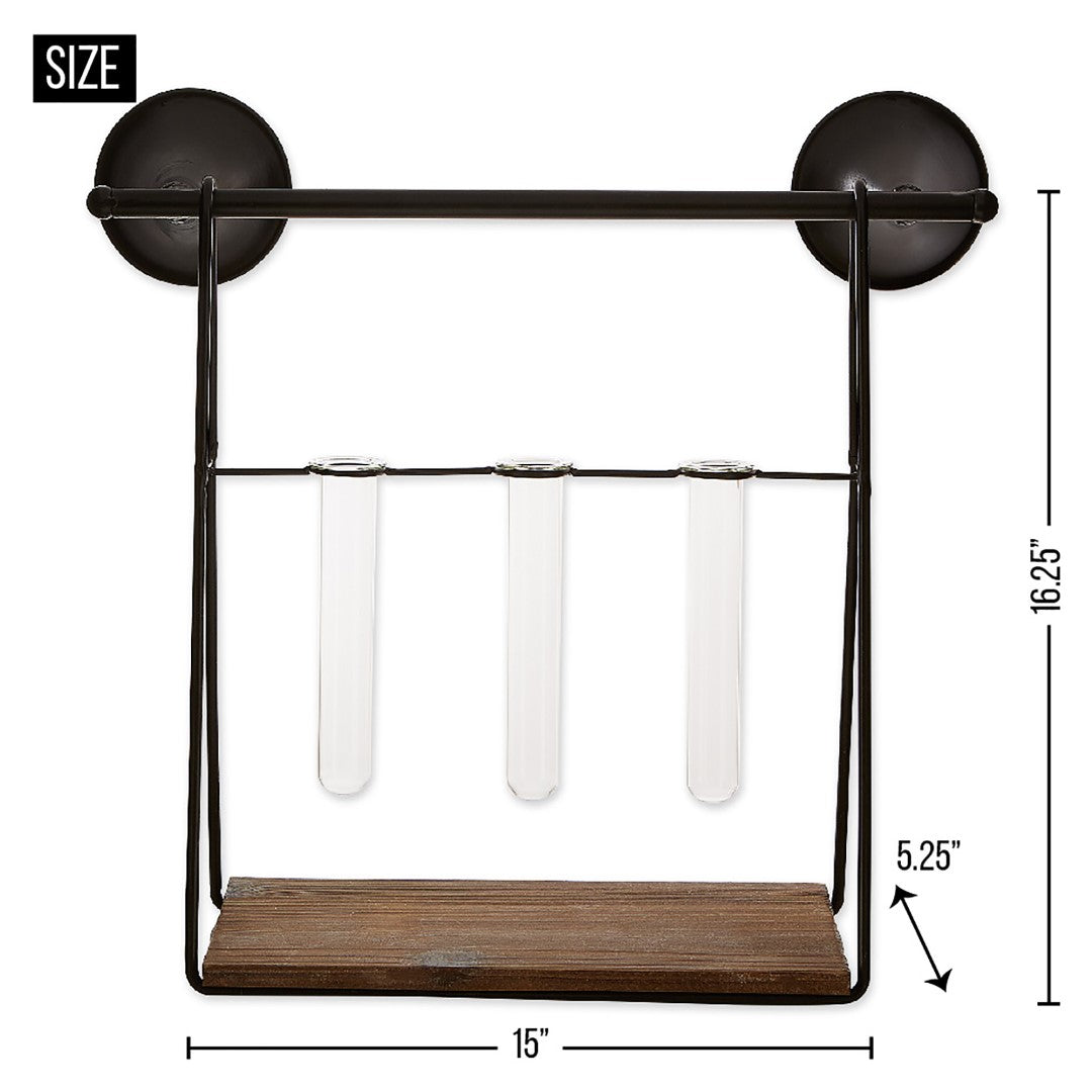 Wall Shelf With Vases 