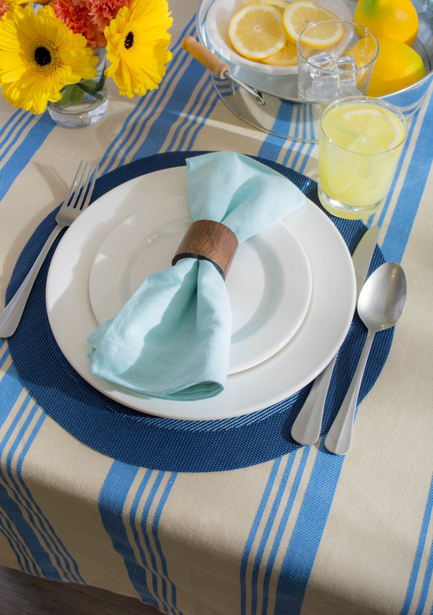 Sailor Stripe Tablecloth 52X52 